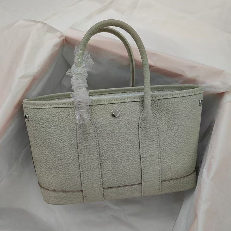 Women's Canvas Commuter Portable Leather Wide Handbags