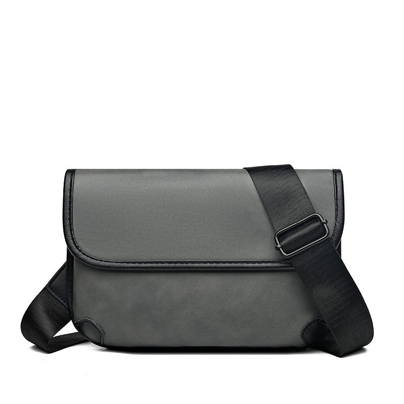 Men's Fashion Woven Pattern Street Korean Style Men's Shoulder Bags