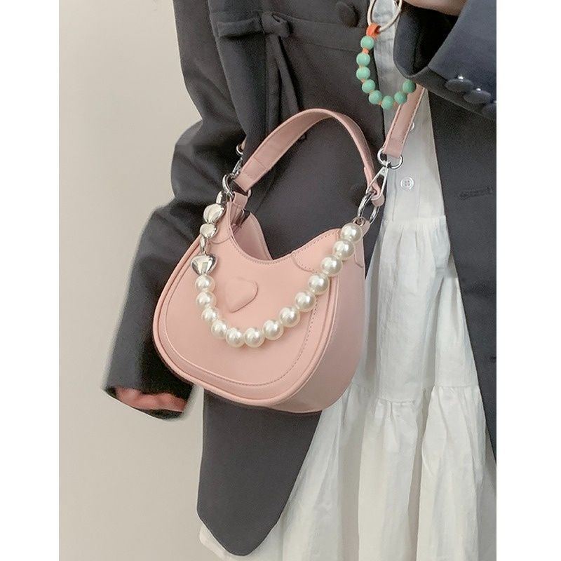 Women's Pearl Trendy Niche Underarm Design Western Bags