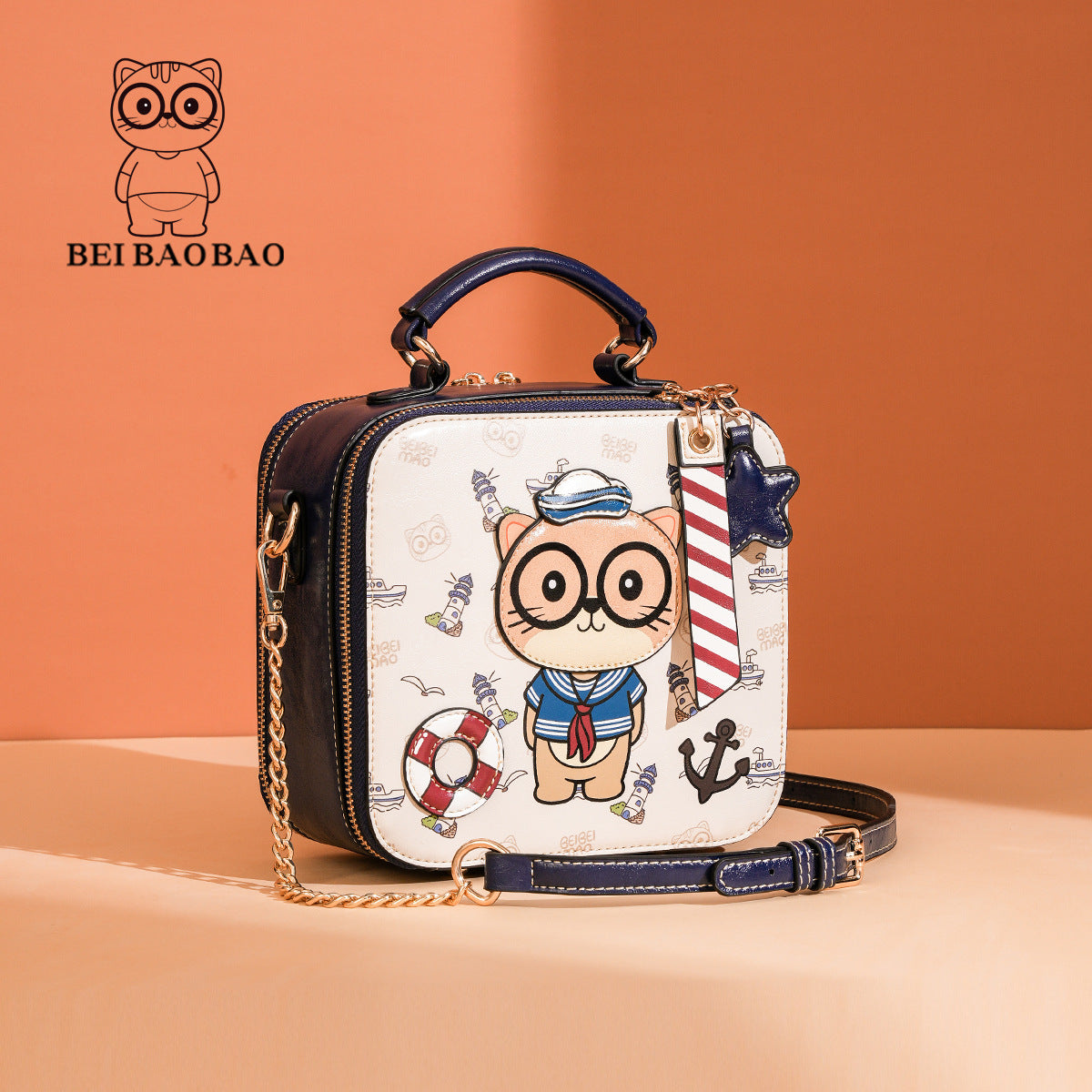 Source Cute Cartoon Box Portable Fashion Crossbody Bags