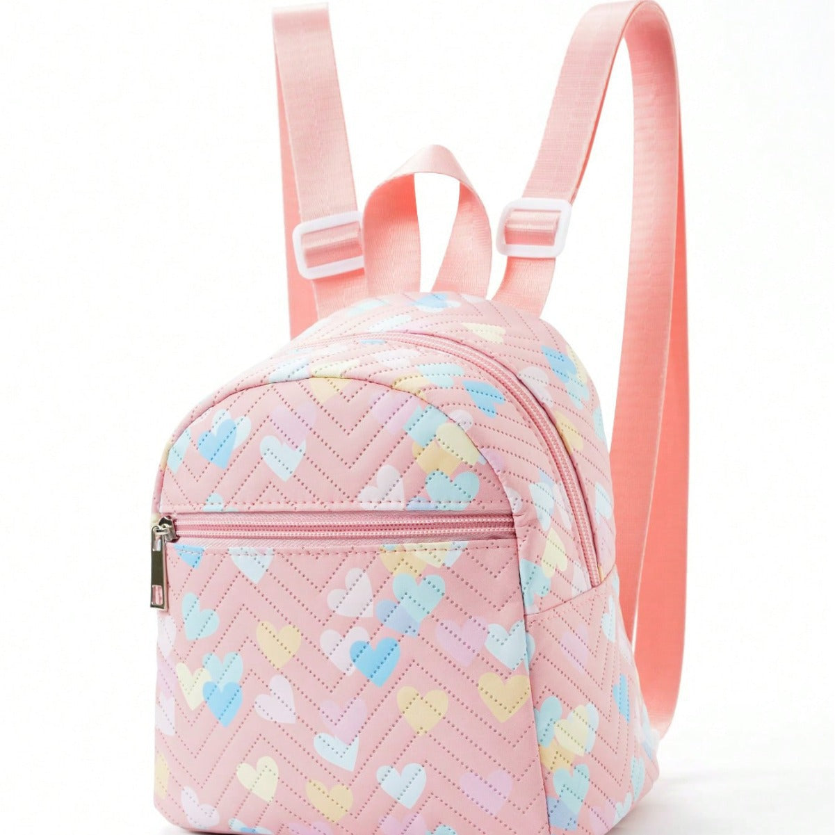 Women's Rainbow Quilted Mini Fashion High-grade Backpacks