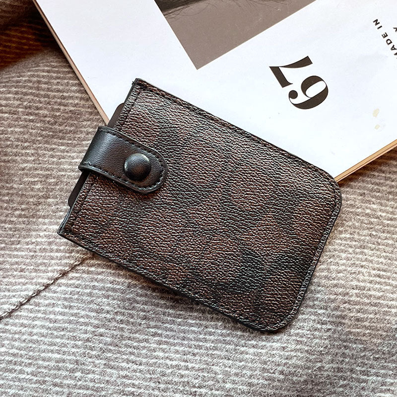 Women's Good-looking Leather Mini Personality High-grade License Card Holder