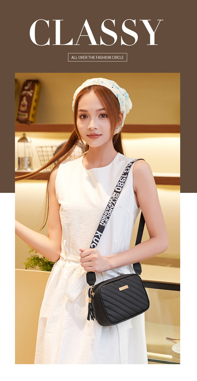 Women's Fashion Tassel One Piece Hair Crossbody Bags
