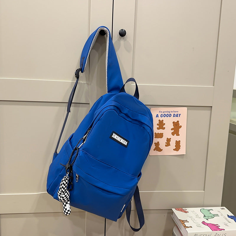 Men's Simplicity Large Capacity Computer Female College Middle School Students' Schoolbags