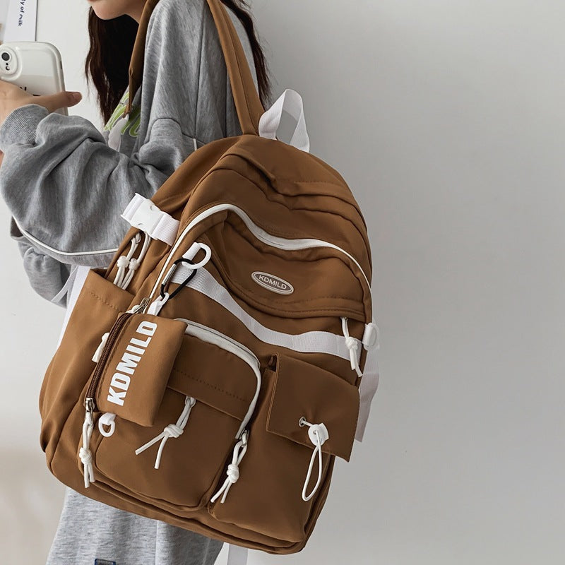 Men's Multipurpose Korean Large Capacity Primary Backpacks