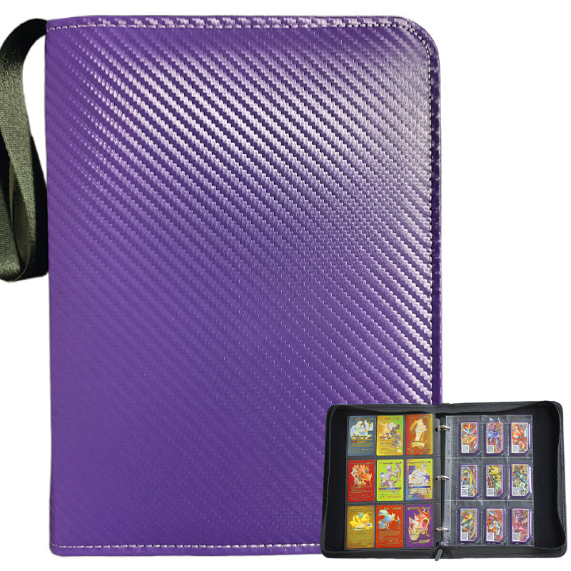 Storage Book Four Nine Grid Solid Card Holder