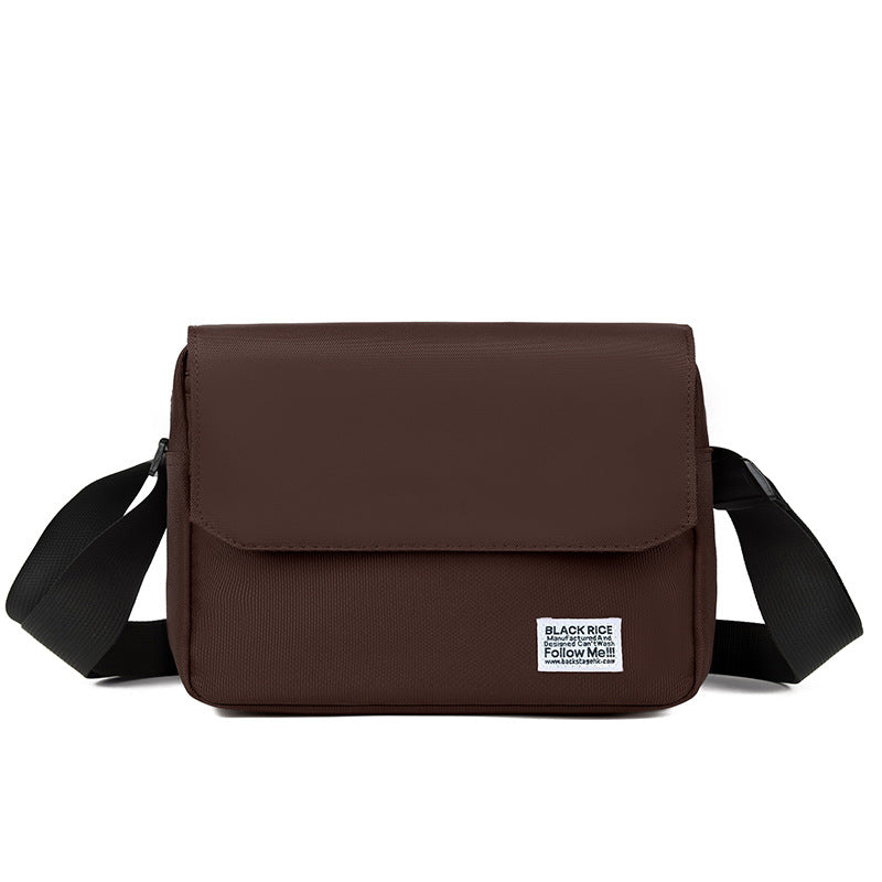 Artistic Korean Style Fashion Simple Large Men's Messenger Bags