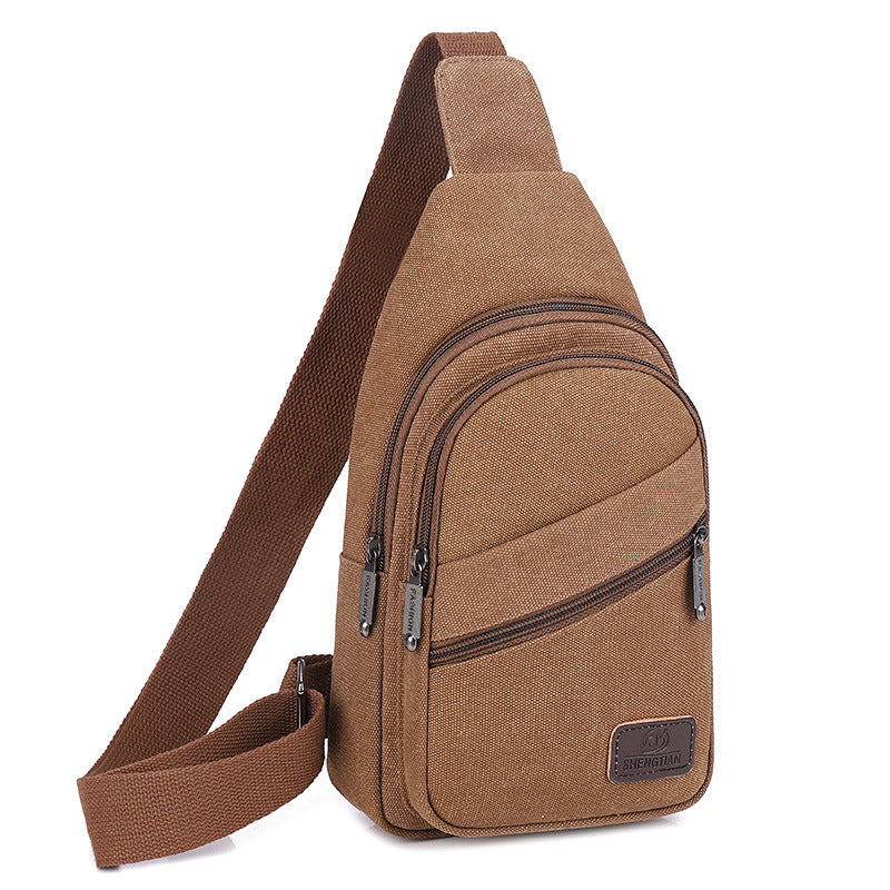 Men's Charming Versatile Canvas Trendy Fashion Men's Chest Bags