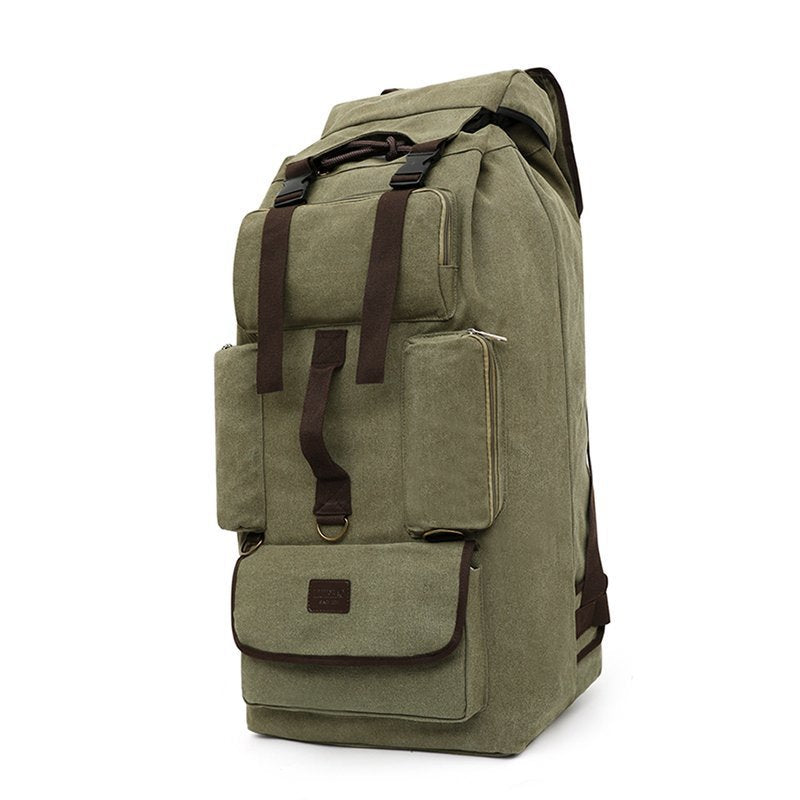 Men's Large Capacity Canvas For Moving Back Mountaineering Backpacks
