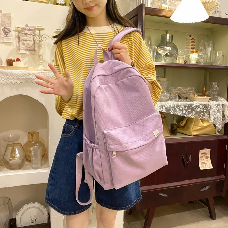 College Large Capacity Junior's Female Korean Style Backpacks