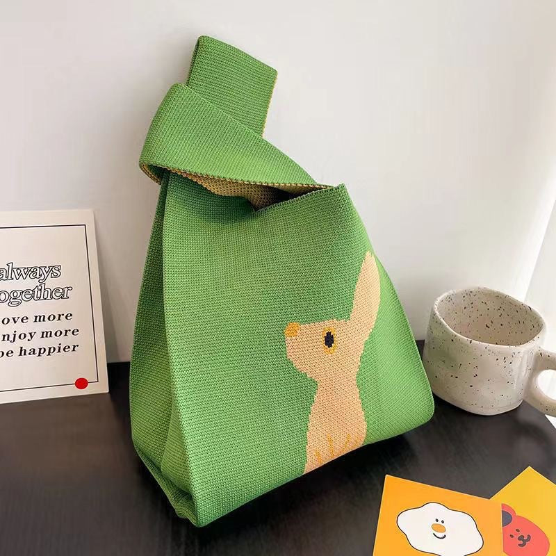 Panda Series With Fashion Korean Style Tote Bags