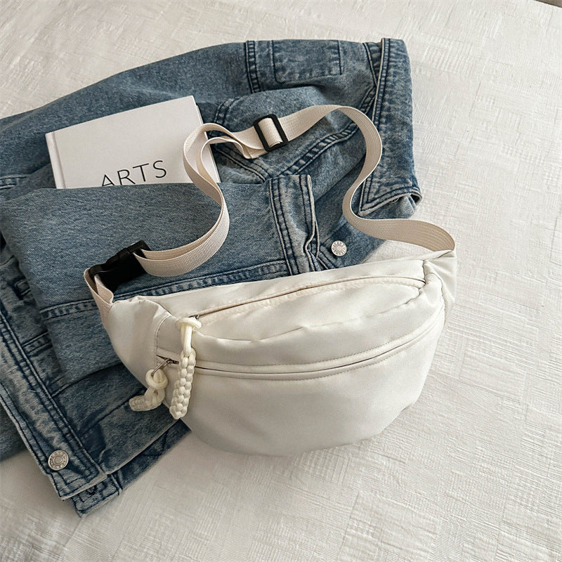 Solid Color Simple Korean Style Spring Shoulder Bags
