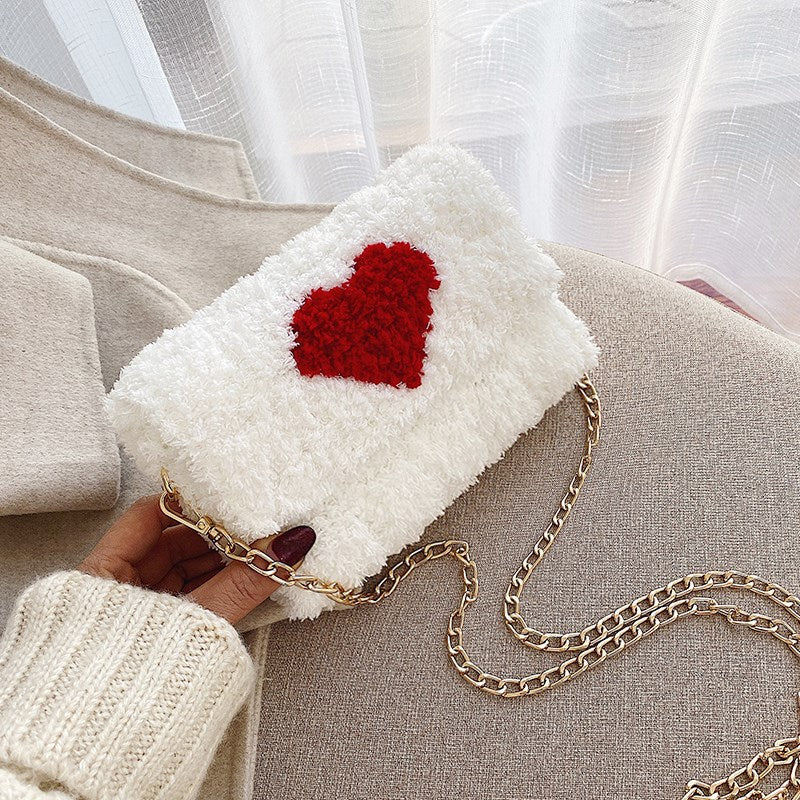 Women's Hand-woven Material Homemade Wool Ice Bar Crossbody Bags