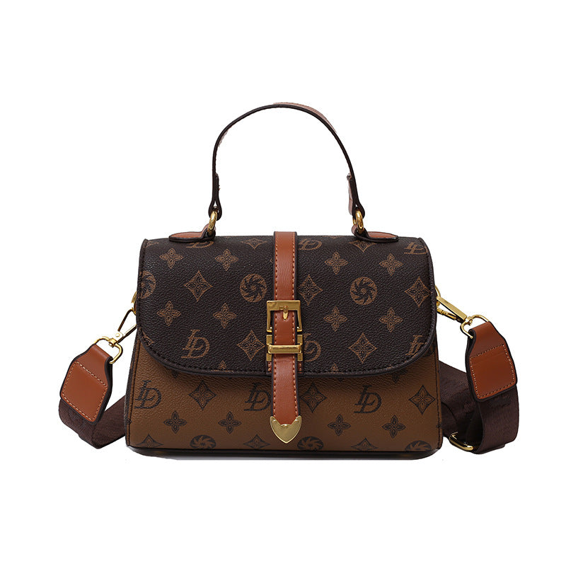Women's High-grade Printed Retro Alphabet Fashion Crossbody Bags