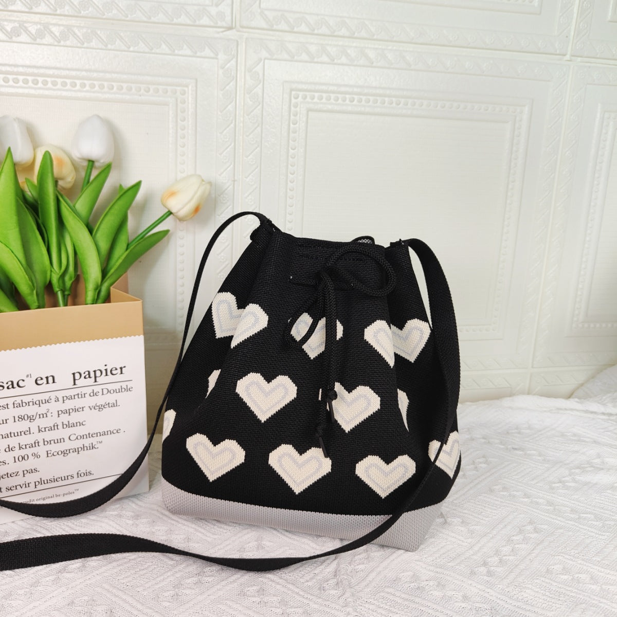 Knitted Love Early Autumn Fresh Simple Crossbody Bags