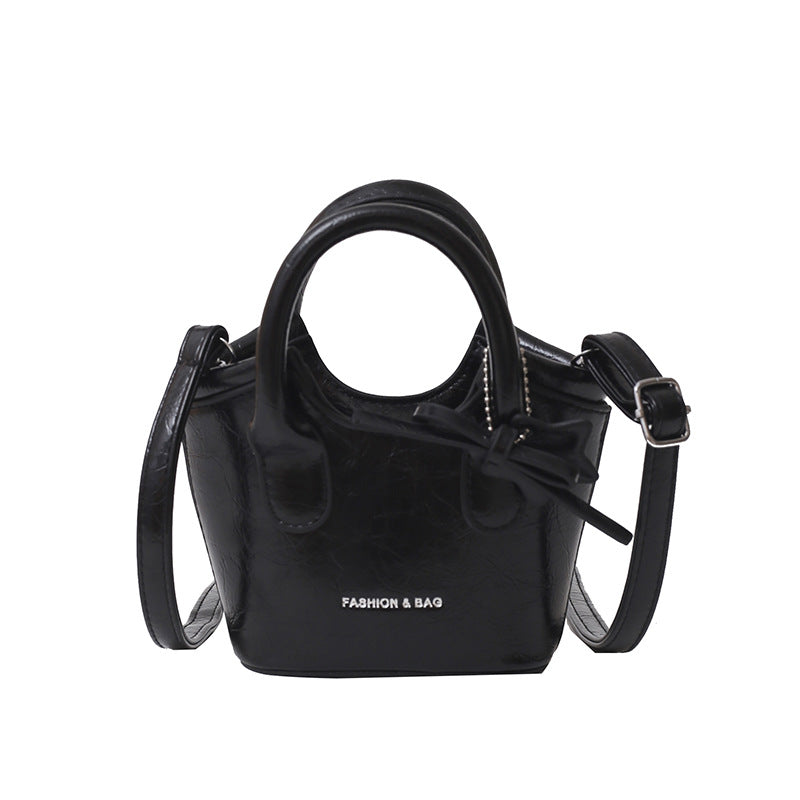 Women's Korean Fashion Large Capacity Vegetable Basket Crossbody Bags