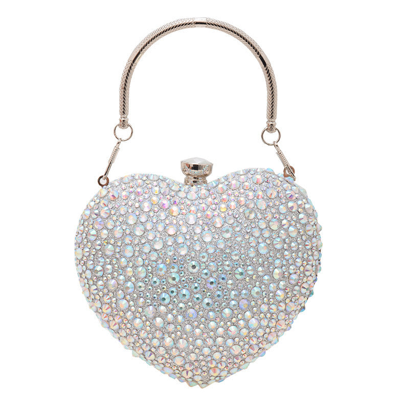 Women's Shape With Diamond Acrylic Dinner Elegant Crossbody Bags