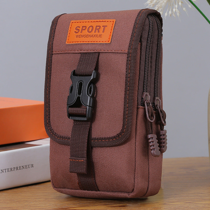 Men's Mobile For Horizontal Oxford Cloth Pannier Men's Waist Packs