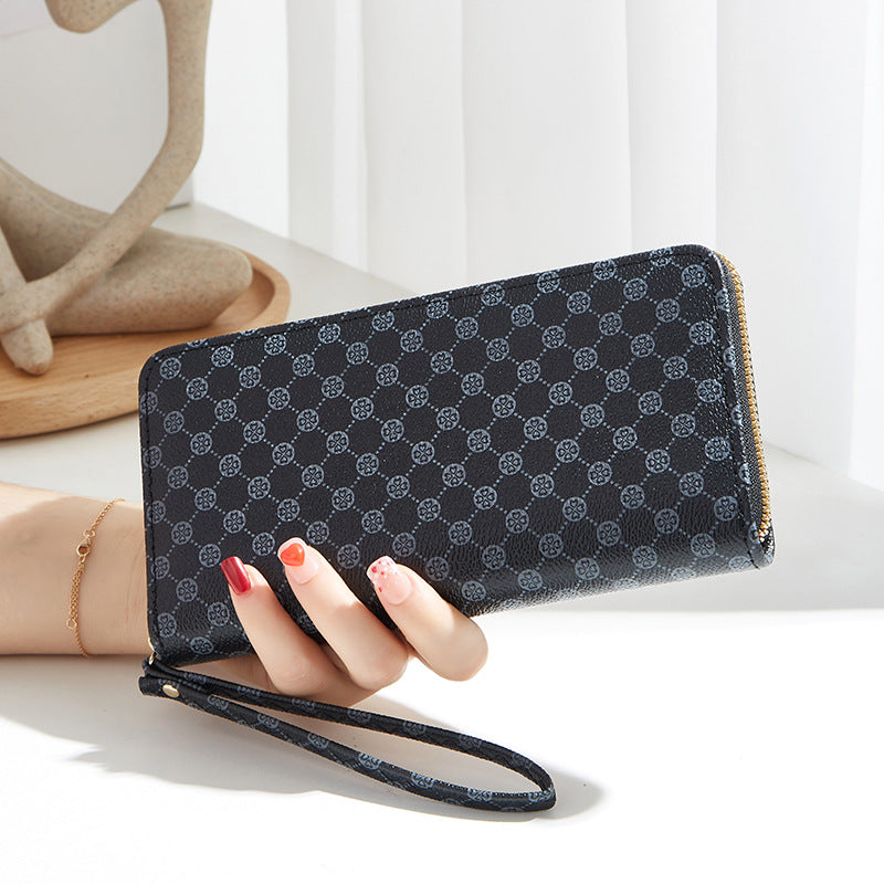 Women's Long Zipper Fashion Presbyopic Mobile Ladies Wallets