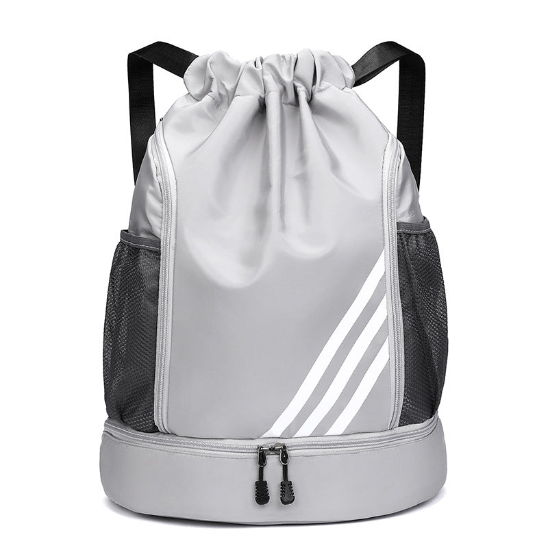 Men's Drawstring Pocket Leisure Large Capacity Folding Backpacks