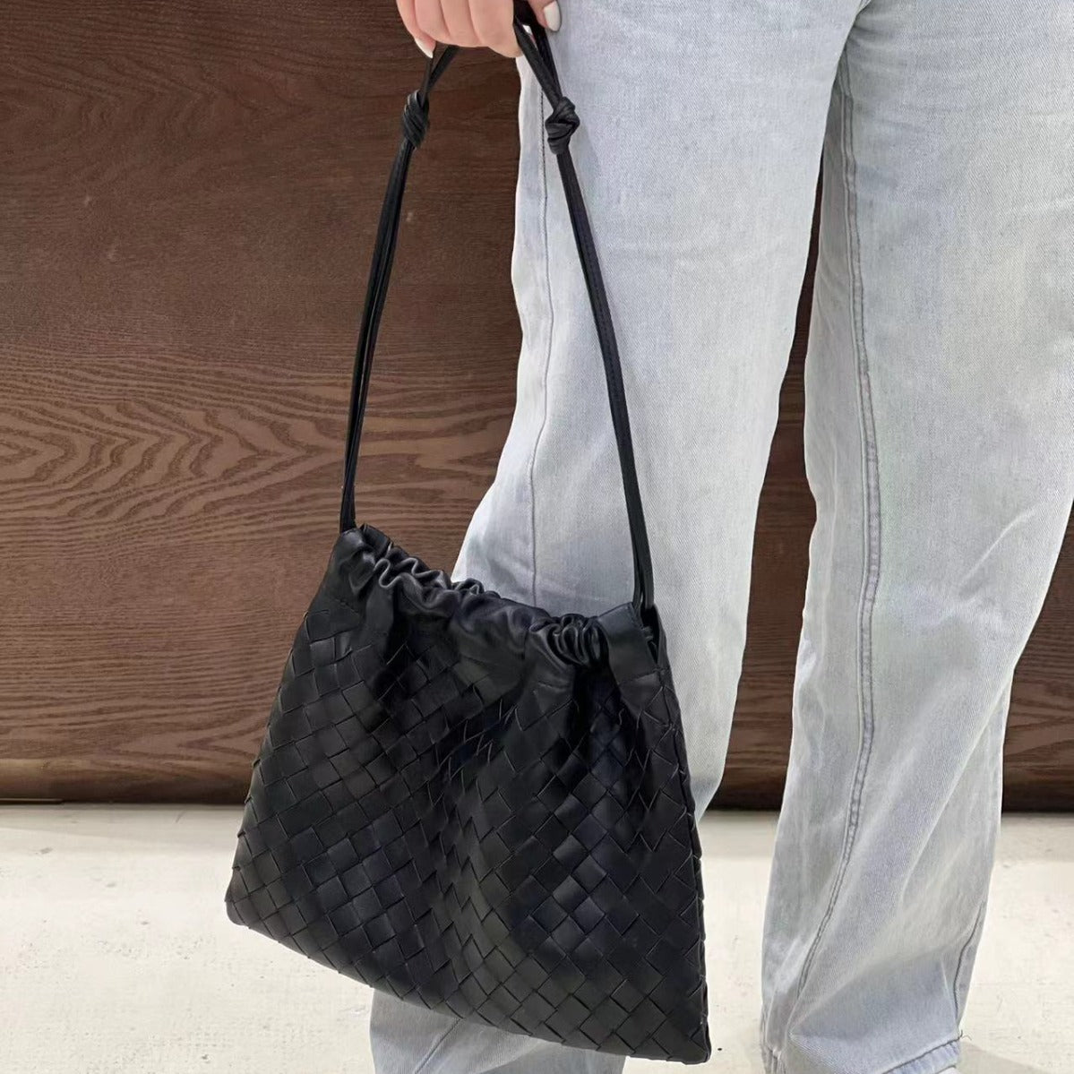 Women's Handmade Woven Fashionable Versatile Large Capacity Crossbody Bags