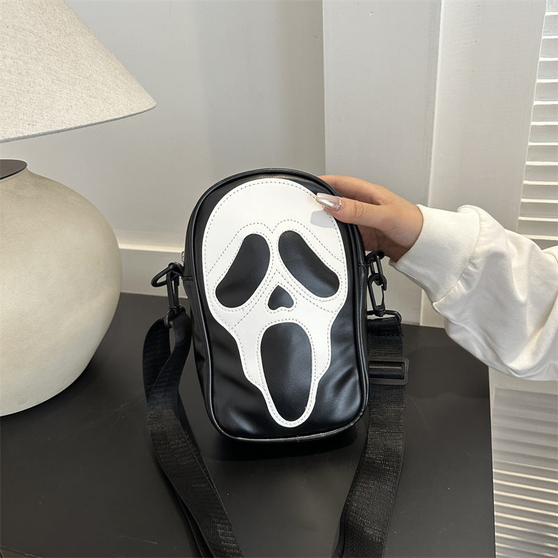 Women's Skeleton Eccentric Personality Ghost Halloween Shoulder Bags