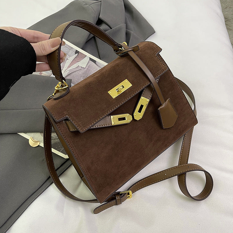 Women's Durable Fashion Pretty Suede Kelly Crossbody Bags