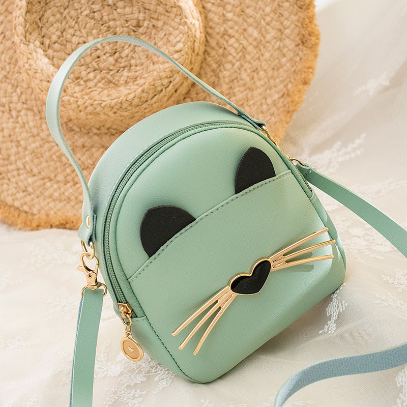 Women's Cat Design Portable Adjustable Strap Backpacks