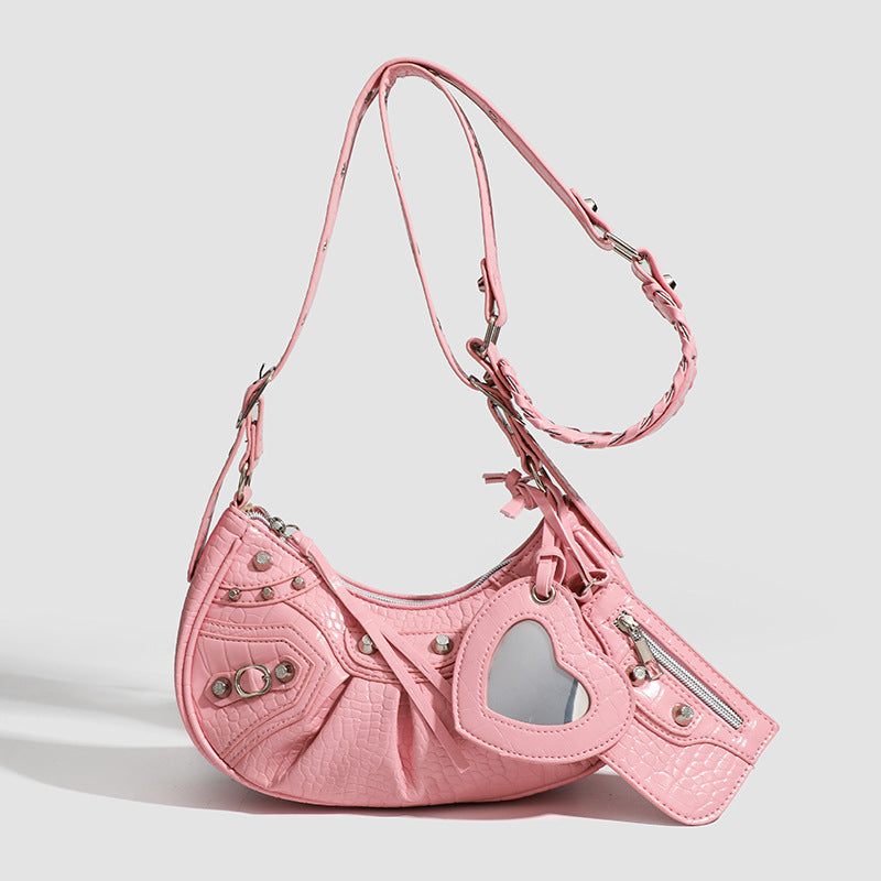 Design Rivet Hot Style Underarm Three-in-one Shoulder Bags