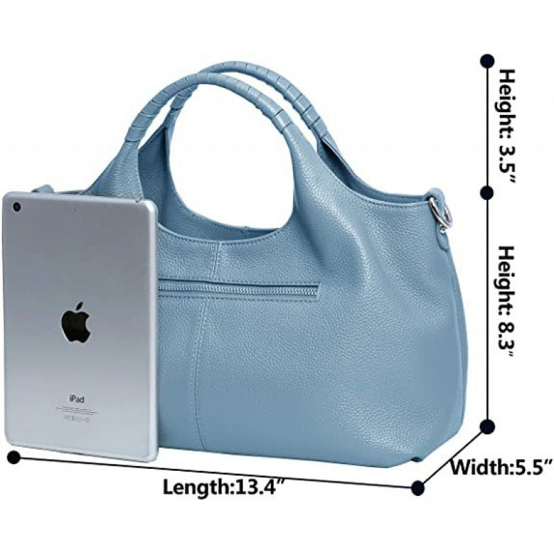 Women's Large Capacity Simple Soft Leather Crossbody Bags