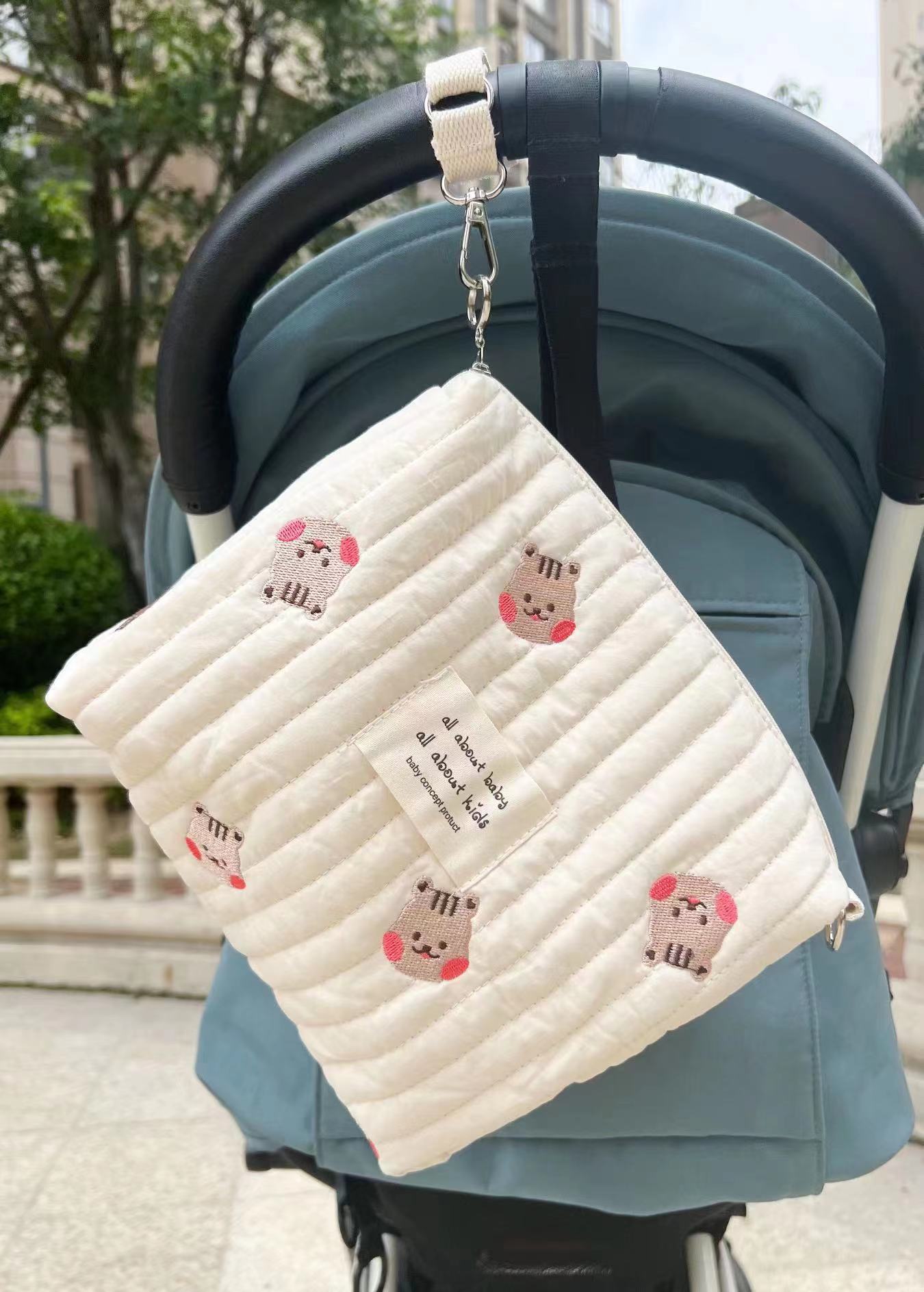 Cute Quilted Stroller Mummy Portable Diaper Bags
