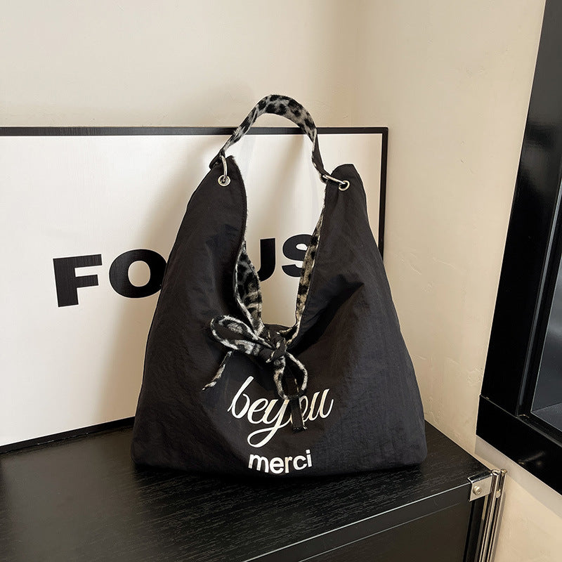 Korean Style Literary Lazy Commuter Double-sided Shoulder Bags