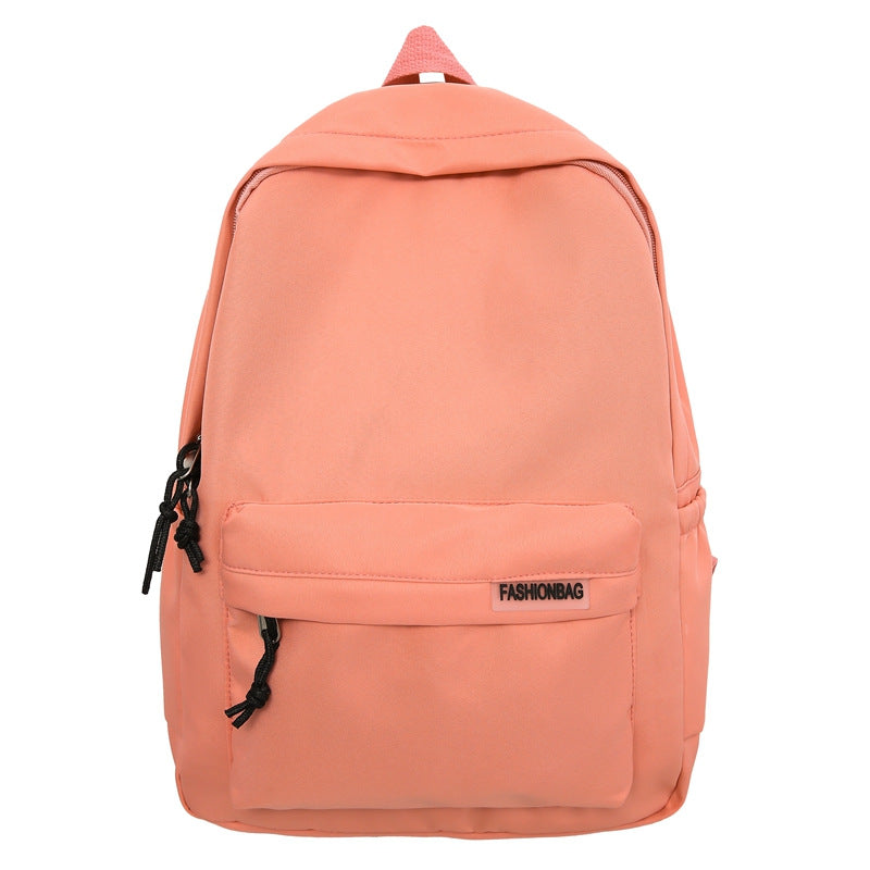 Women's & Men's & Solid Color Nylon Versatile Large Backpacks