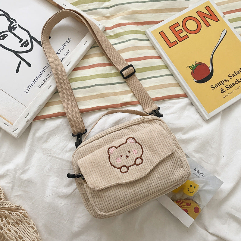 Glamorous Cute Canvas Korean Style Schoolgirl Crossbody Bags