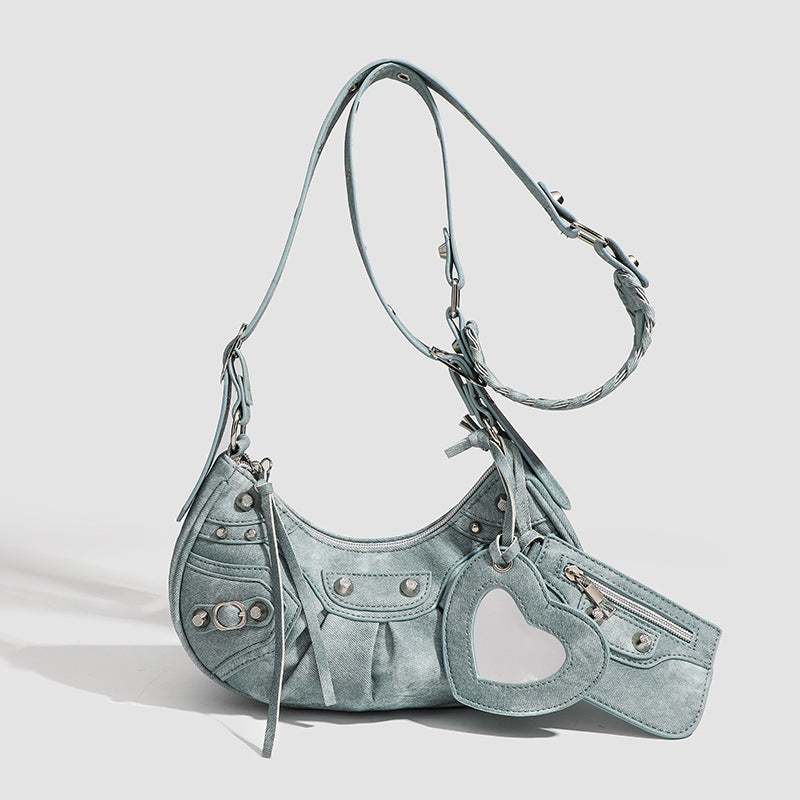 Design Rivet Hot Style Underarm Three-in-one Shoulder Bags