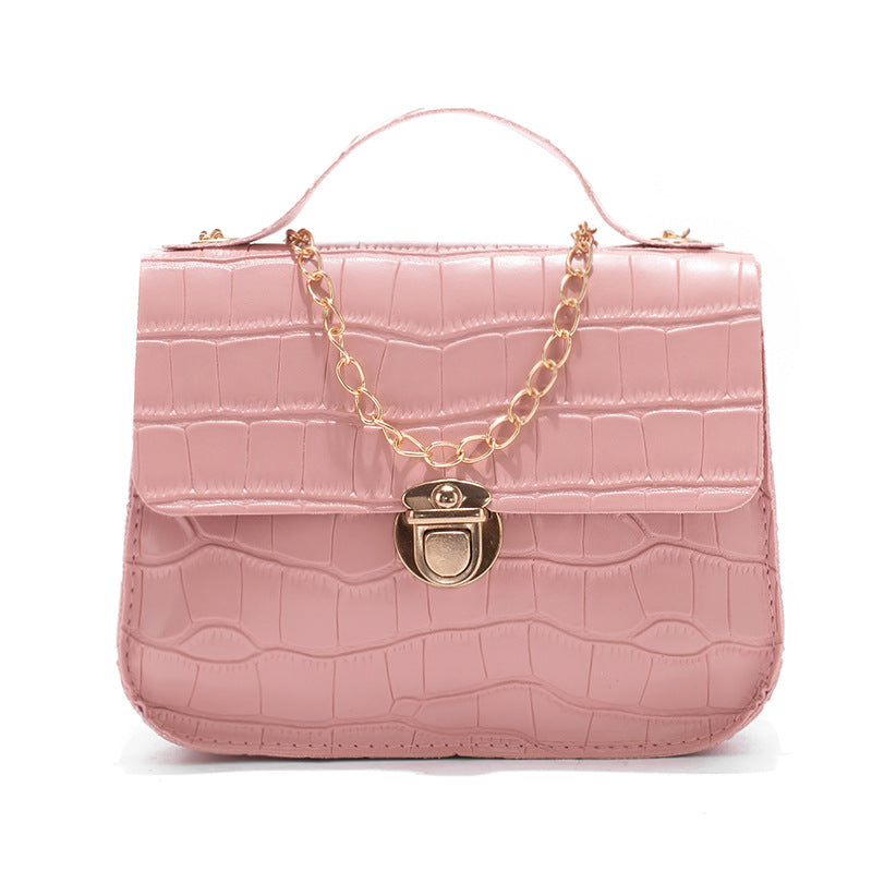 Women's Stylish Comfortable Crocodile Pattern Chain Shoulder Bags