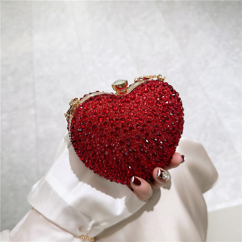 Women's Shape With Diamond Acrylic Dinner Elegant Crossbody Bags