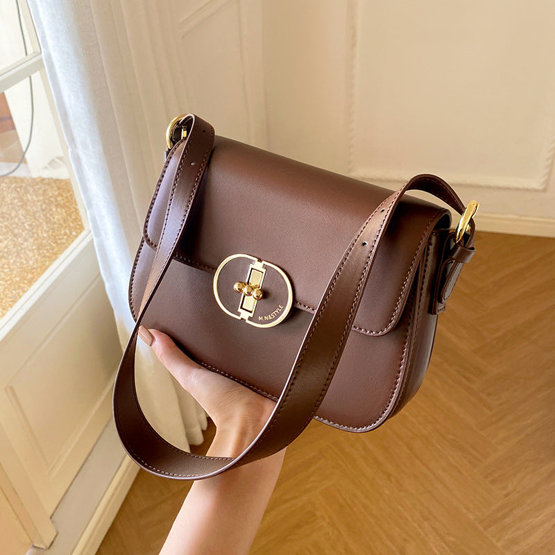 Women's Trendy Fashion Female Senior Leather Shoulder Bags