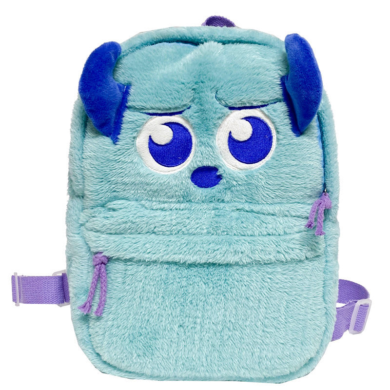 Style Furry Heart Large Capacity Cartoon Backpacks