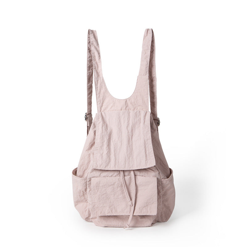 Women's Nylon Fabric Pleated Large Capacity Idle Bags