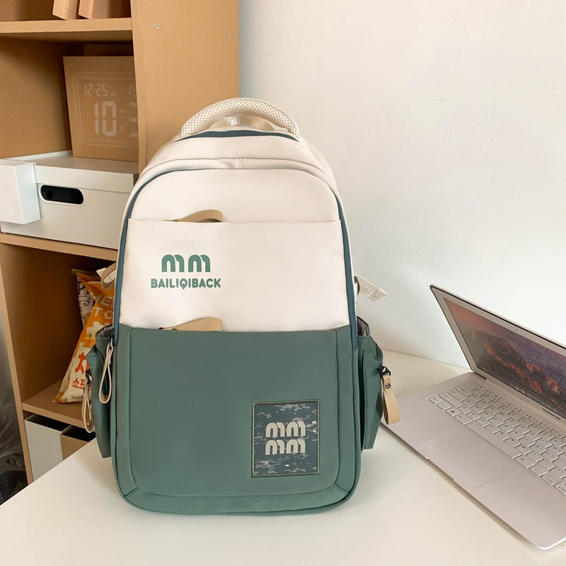 Women's High Quality American Retro Trendy Large Backpacks