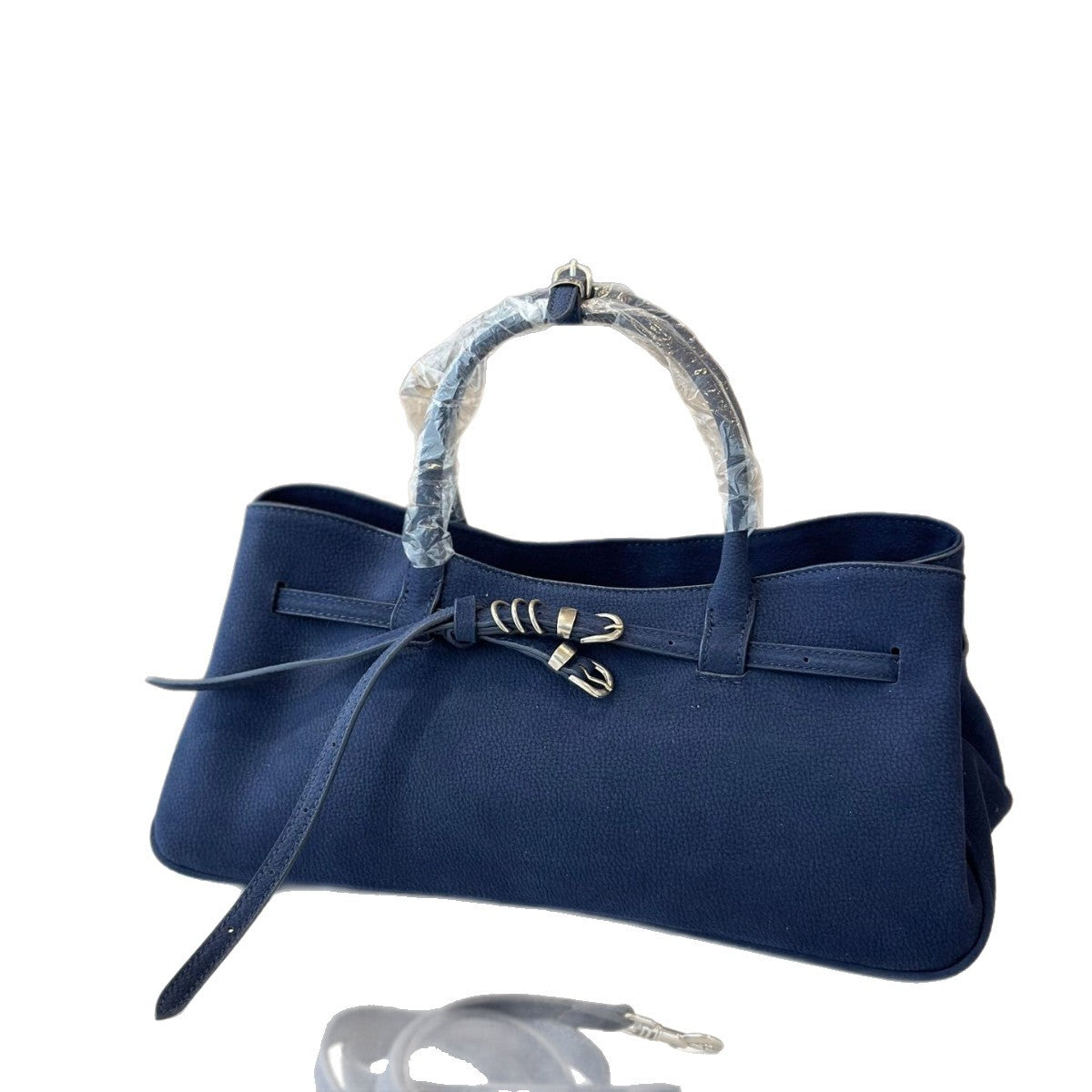 Trendy Vintage Genuine Leather Frosted Suede Handbags