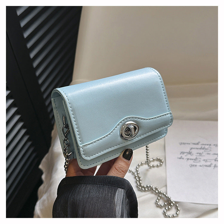 Fashion Twist Style Simple Chain Daily Crossbody Bags