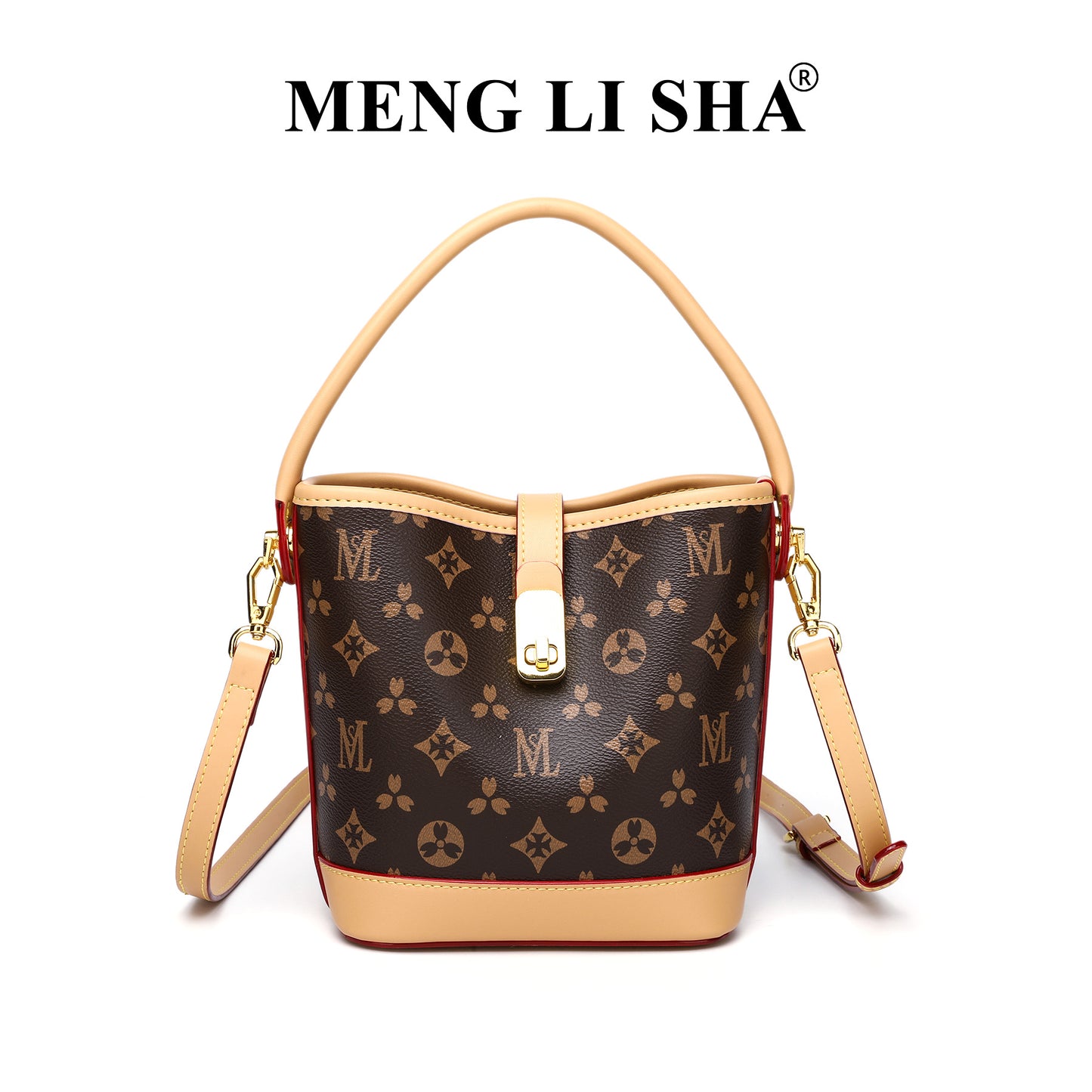 Niche Vintage Fashion Print Cross Body Handbags