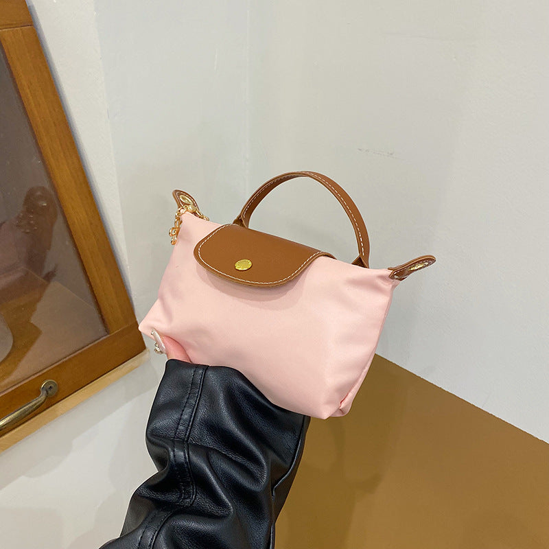 Niche Design Dumpling Portable Mobile Lightweight Texture Crossbody Bags