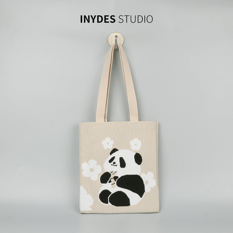 Panda Grandpa Super Large Shopping Big Handbags