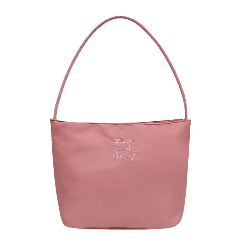 Gift Design Letter Embroidered Commuter Simple Bags