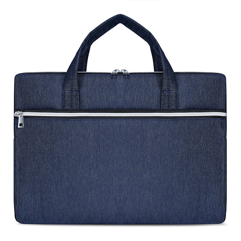 Men's Oxford Cloth File Meeting Breathable Solid Laptop Bags