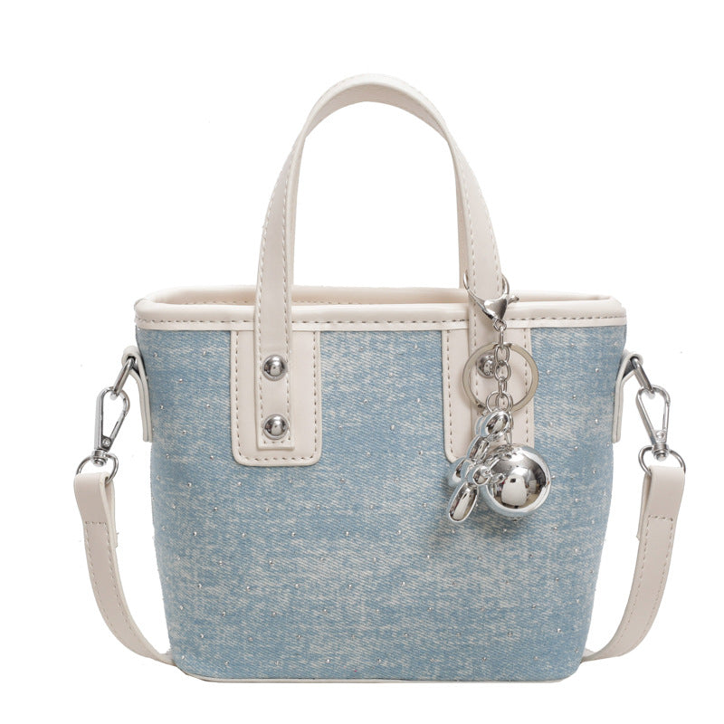 Women's Popular Summer Textured Hand Holding Crossbody Bags