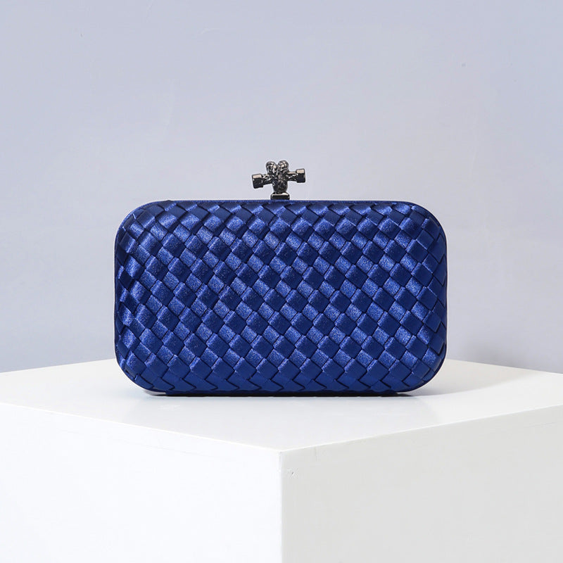 Women's Graceful Silk Hand-woven Simplicity Dinner Evening Bags